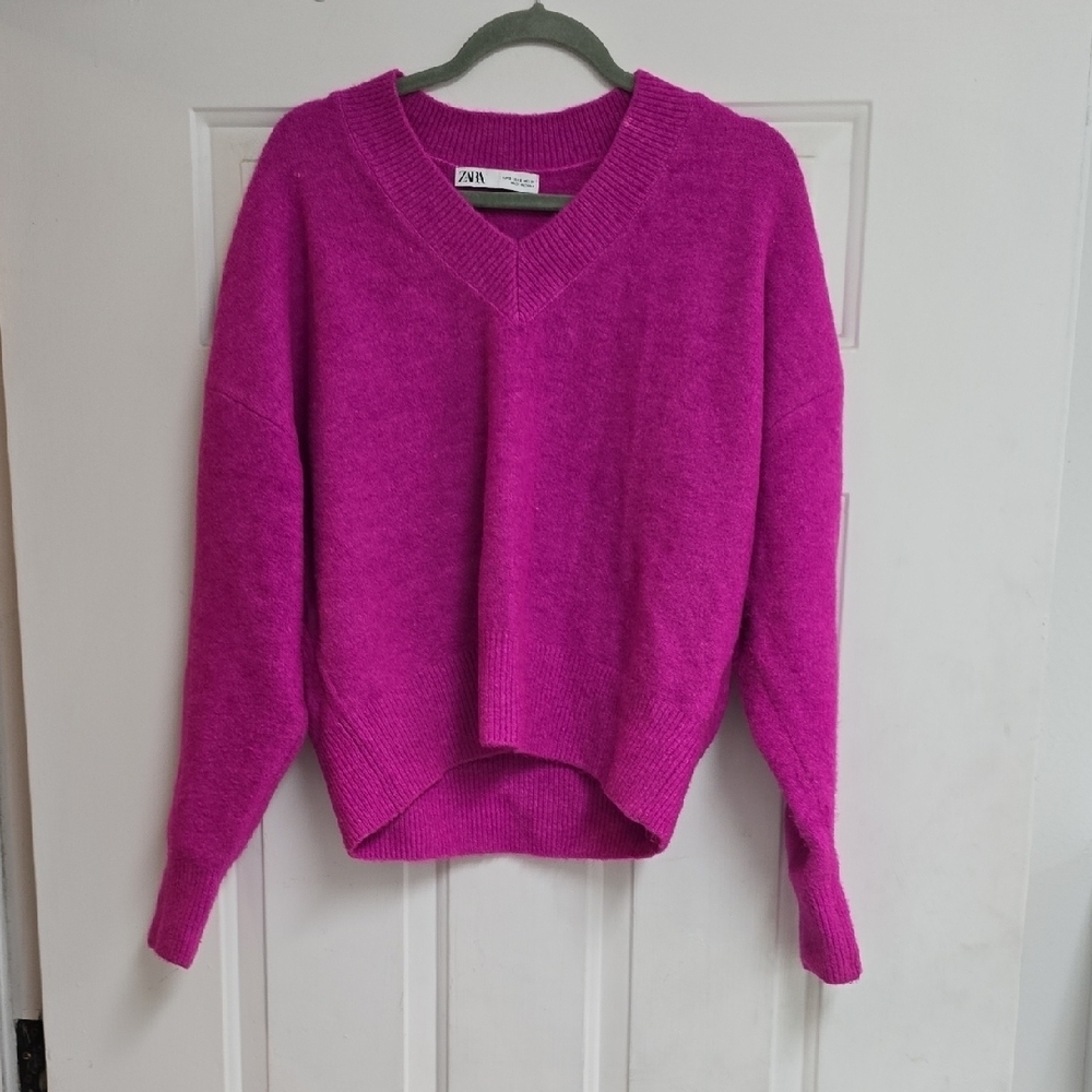Zara Women's Pink Sweater